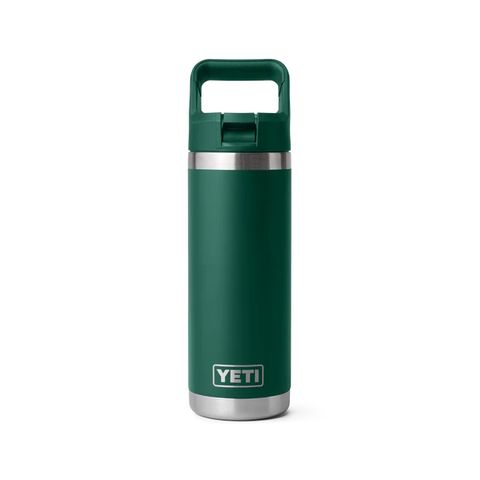 Yeti Rambler 18oz Straw Cap Bottle - Black Forest Green LTD Edition