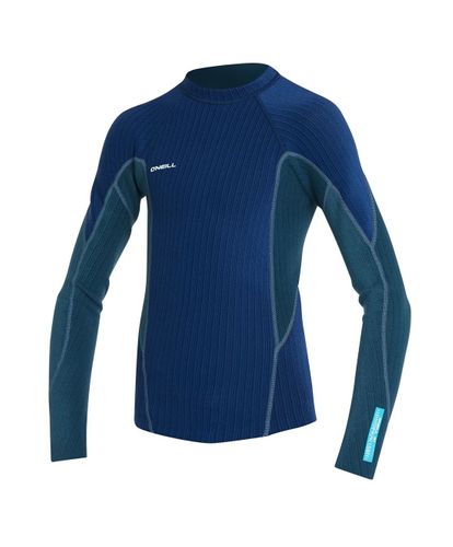O'Neill Hyperfreak Youth L/S Crew Top 1.5mm - Marine