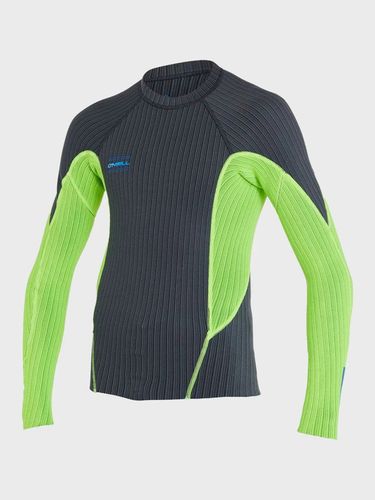 O'Neill Hyperfreak Youth L/s Crew Top 1.5mm - Neo Green