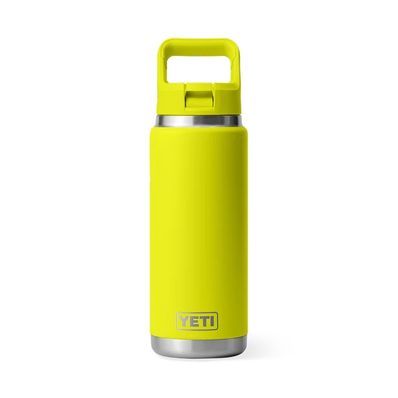 Yeti Rambler Straw Cap Bottle 26oz- Firefly Yellow LTD Edition