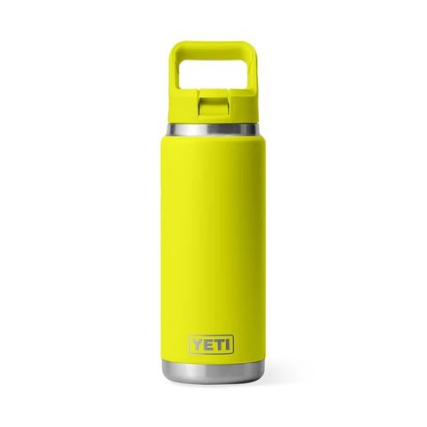 Yeti Rambler Straw Cap Bottle 26oz- Firefly Yellow LTD Edition