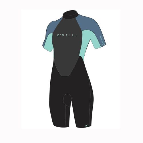 O'Neill Women's Reactor II Back Zip Springsuit 2mm -&nbsp;Aqua