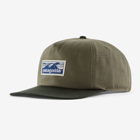Patagonia Boardshort Label Funfarer Cap - Basin Green