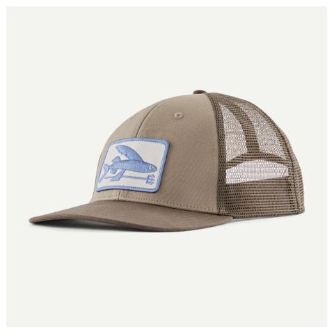 Patagonia Flying Fish Lo Pro Trucker Hat - Marlow Brown 