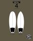 Creatures Hardwear 4 Wide & Keel Grip Black
