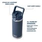 Yeti Rambler 18oz [532ml] Straw Cap Bottle - Moon Dust 