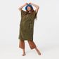 Slowtide The Digs Poncho S/m Green