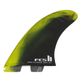 FCS II Mark Richards Twin + Stabiliser Fins - Black