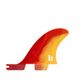 FCS II Mark Richards Twin + Stabiliser Fins - Orange 