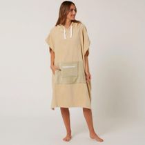 O&e Ladies Daydream Hooded Poncho - Beig