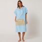O&e Ladies Daydream Hooded Poncho -pale