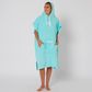 O&e Ladies Honey Hooded Poncho - Mint