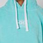 O&e Ladies Honey Hooded Poncho - Mint