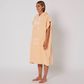 O&e Ladies Honey Hooded Poncho - Peach