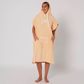 O&e Ladies Honey Hooded Poncho - Peach