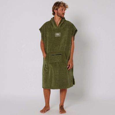 O&e Corp Men's Hooded Poncho - Military