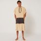 O&e Daybreak Men's Hooded Poncho - Beige