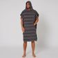 O&e Layz Men's Hooded Poncho - Charcoal