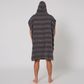 O&e Layz Men's Hooded Poncho - Charcoal