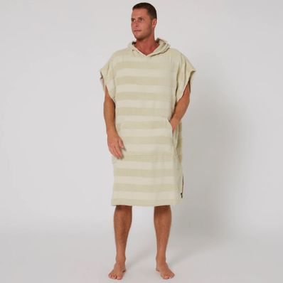 O&e Layz Men's Hooded Poncho - Sand