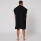 O&e  Mens Waffle Poncho - Black