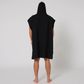 O&e  Mens Waffle Poncho - Black
