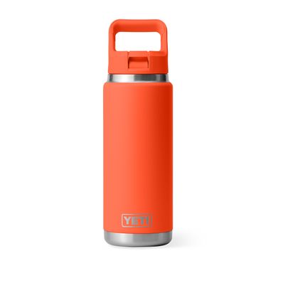 Yeti Rambler 26oz Straw Bottle Papaya
