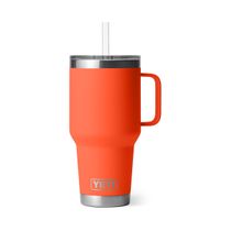 Yeti Rambler 35oz Straw Mug Papaya