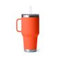 Yeti Rambler 35oz Straw Mug Papaya