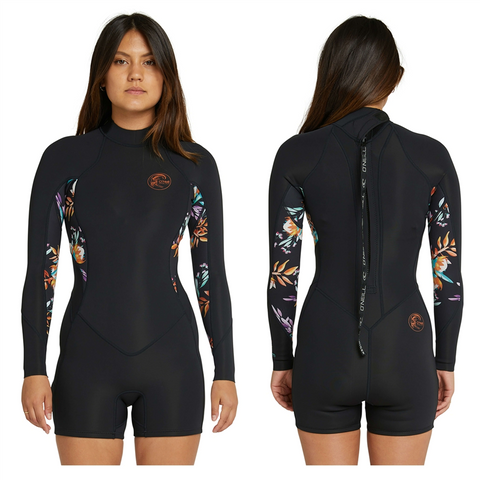 O'neill Bahia Sprng Mid Bz Ls Blk/aus 8