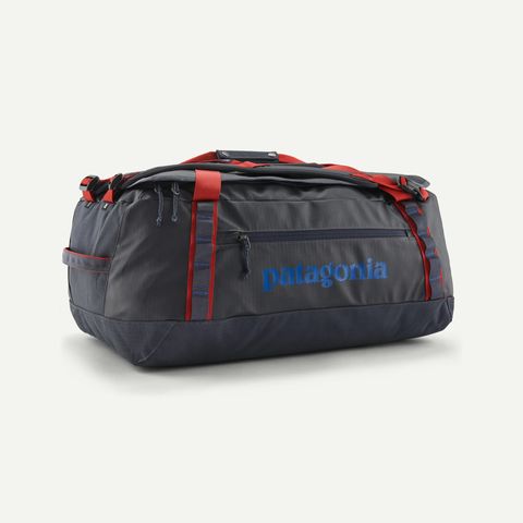 Patagonia Black Hole&reg; Duffel 55L - Smolder Blue w/ Amanita Red