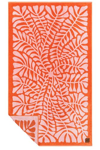 Slowtide Happa Woven Beach Towel Red