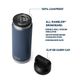 Yeti Rambler&reg; 26 oz (769 ml) Bottle With Chug Cap - Stag Red LTD Edition