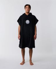 Rip Curl Hooded Logo Towel Black Isz