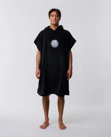 Rip Curl Logo Hooded Towel - Black
