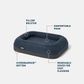 Yeti Boomer&trade; Dog Bed Small - Navy