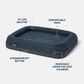 Yeti Boomer&trade; Dog Bed Large - Navy