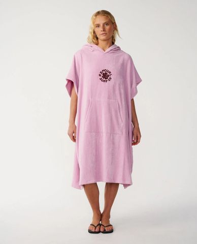 Rip Curl Icon Hooded Towel Mauve