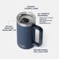 Yeti Rambler 24oz Cl Mug 2.0 Ms Cape Taupe