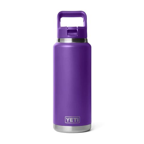 Yeti Rambler&reg; 36 oz (1065 ml) Straw Bottle WITH STRAW CAP - Pace Purple