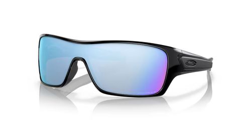 Oakley Turbine Rotor Polished Black With Prizm Deep Water Polarized