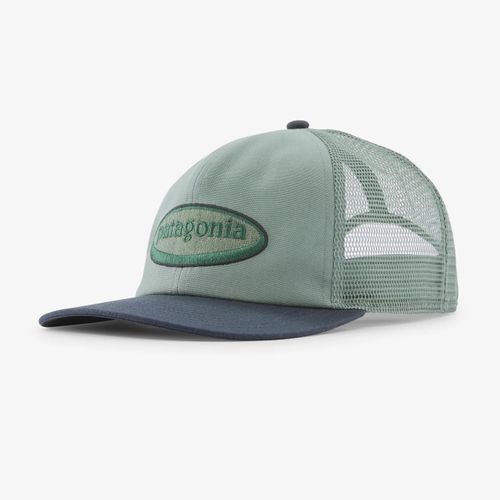 Patagonia Relaxed Trucker Hat '95 Oval Logo - Cover Green