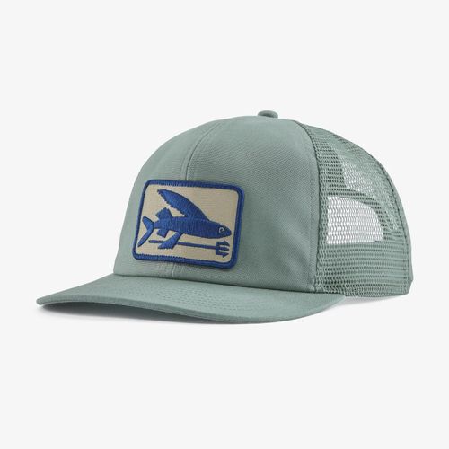 Patagonia Flying Fish Relaxed Trucker Hat Cover Green