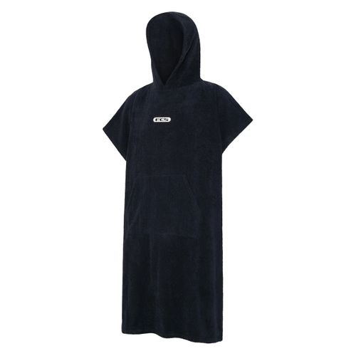 Fcs Junior Towel Poncho Black