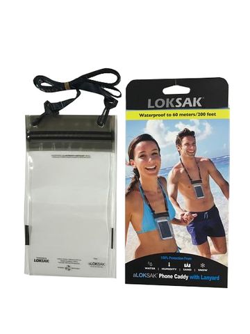 Loksak Waterproof Case 3.9 X 7 Lanyard