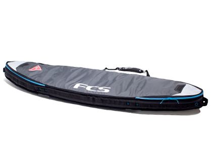 FCS Double Travel Shortboard - Grey