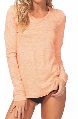 Rip Curl Women's Search Long Sleeve Uv Tee Orange