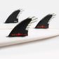 Fcs2 Accelerator Pc Carbon Tri Fins - Medium