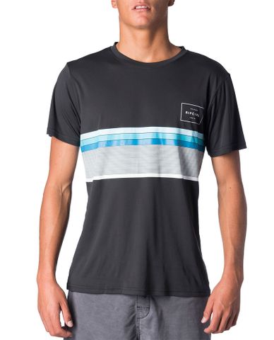 Rip Curl Rapture Surflite UV Tee Rash Vest Grey