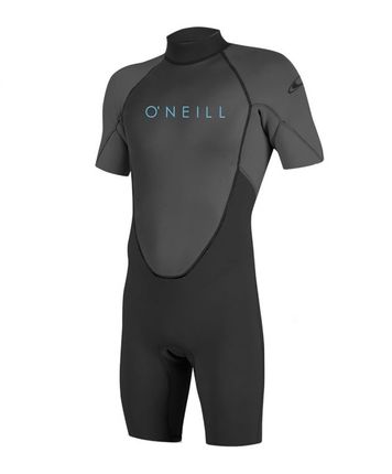 O'Neill Youth Reactor II 2mm Back Zip S/S Spring Wetsuit - Graphite